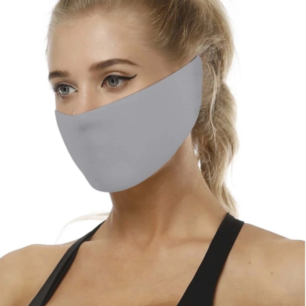 Grey Headband Mask